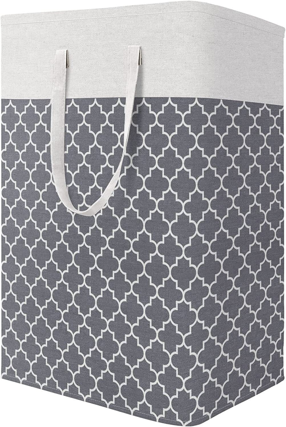 Faltbarer, feuchtigkeitsbeständiger Wäschekorb mit Streifen, Schmutzwäschekorb