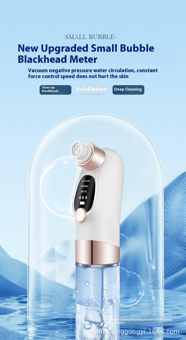 Mitesserentfernungsgerät mit kleinen Bläschen